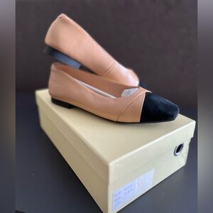 NWT Kokko handmade collection Elegant Tan and Black Women's Shoes size 7